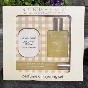 SAND + FOG Coconut Cream Perfume Oil Layering Set - Cream